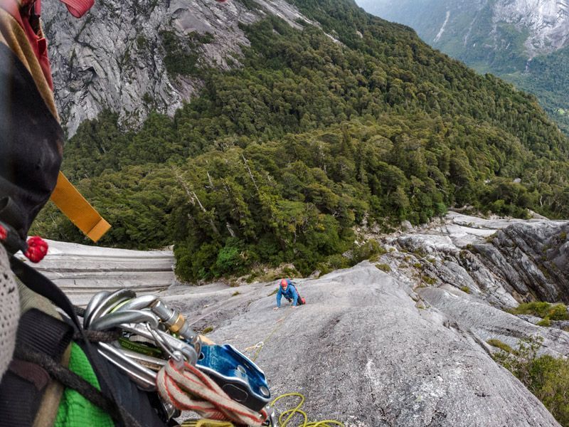 Mehrseillängenklettern in Cochamó